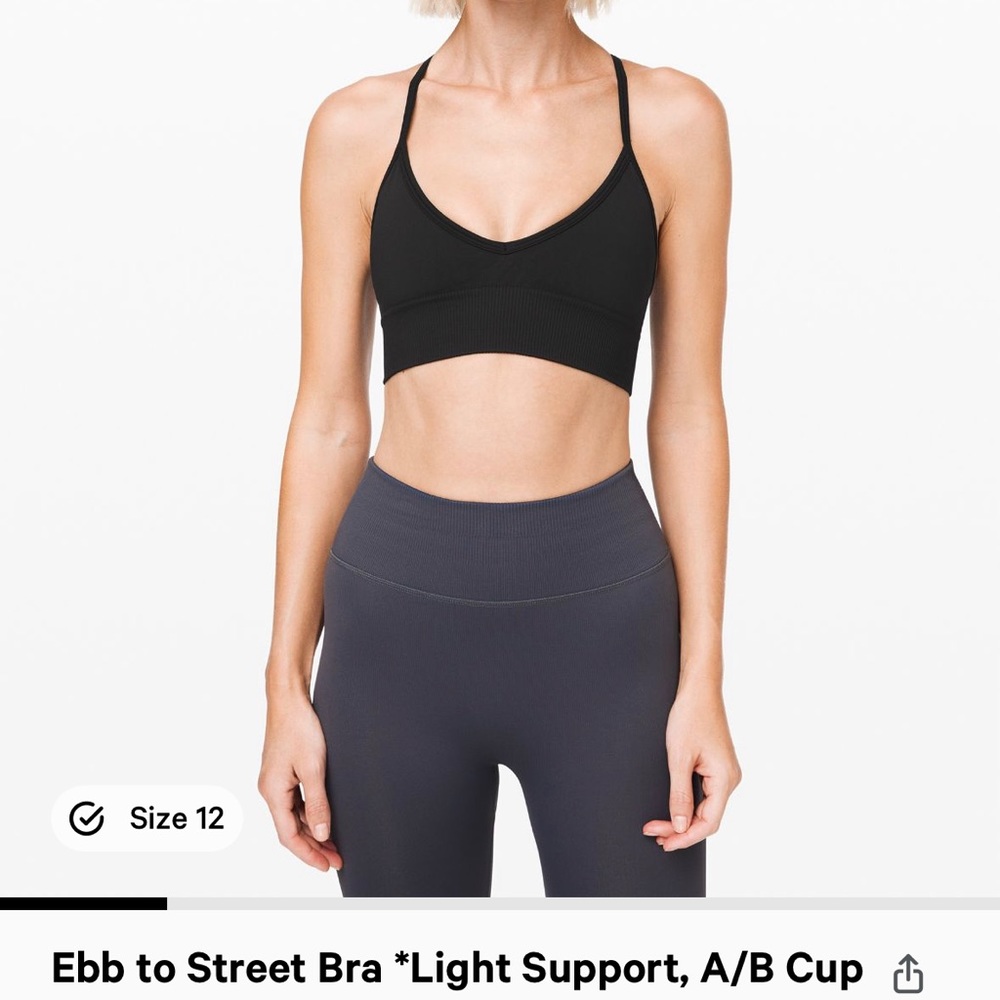 Lululemon Ebb to Street Bra